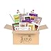 Assorted Chinese Condiment Gift Box 40 Single Serve Packets with Fortune Cards Takeout Sauce Variety Set by June Street Market