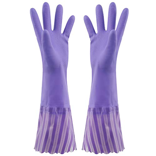 MILISTEN 2 Paar Afwashandschoenen Huishoudhandschoenen Antisliphandschoenen Schoonmaakhandschoenen - Image 7