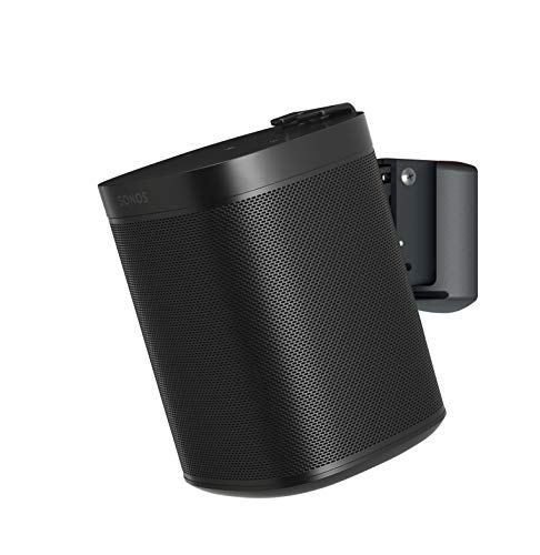 SoundXtra Soporte de Pared para Sonos One, One SL y Play:1 - Negro (V2)