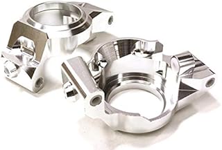 Integy RC Model C26840SILVER Billet Machined Caster Blocks for Traxxas X-Maxx 4X4