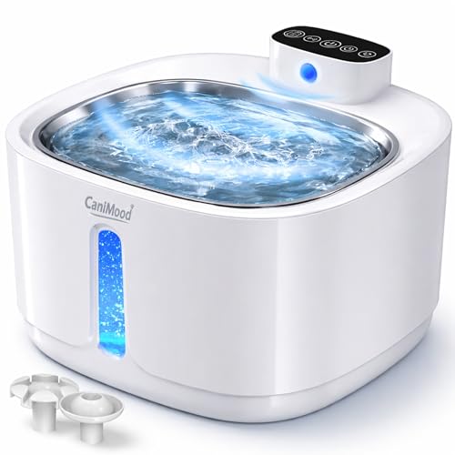 CANIMOOD - 3,2L Fontaine a Eau Chat & Chien Ultra...