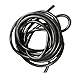 DEMMET 1m High Elasticity Submersible Latex Hose 3X10mm 3X12mm 3X14mm Spear Gun Type Latex Rubber Hose Hunting Fish Latex Hose Durable Multi Color Speargun Replacement Accessories (Black, 14 * 3mm)