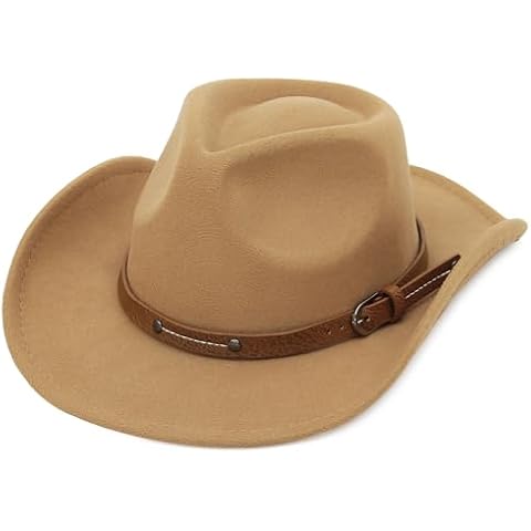 Chapeau de cowboy GEMVIE Dark Camel Cover