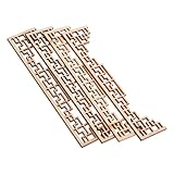 Idéal pour les miniatures : conçues pour de poupées et les modèles de table de sable, incrustations de bois ajoutent des détails complexes qui rehaussent de vos créations, incrustations et appliques en bois, décoration de maison de poupée