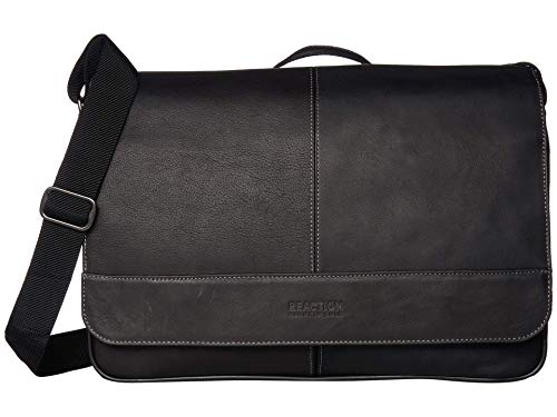 Kenneth Cole Reaction Manhattan Colombian Leather Slim 16" L...