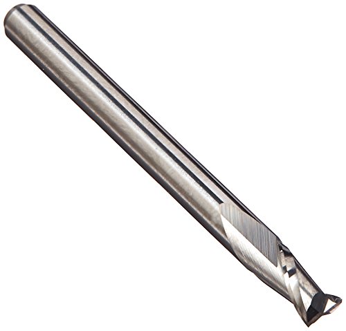 Titan TC24411 Solid Carbide End Mill, Extra Long Length, 4 Flute, Square End, ALCRO-Max Coated, 3/8