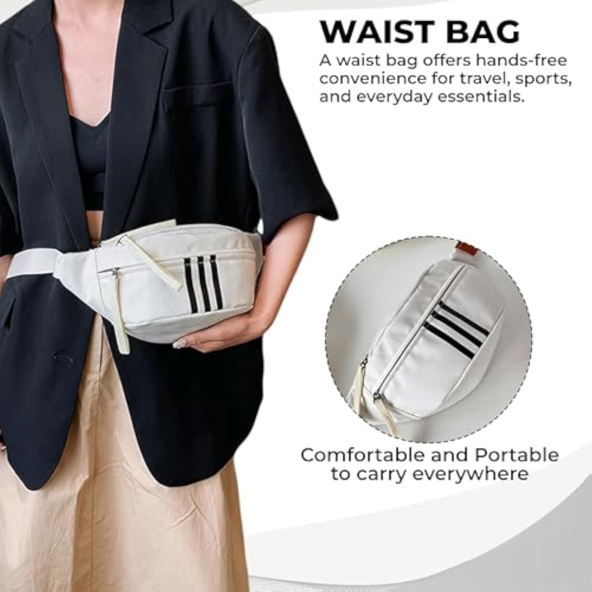 Multi-Functional Waterproof Cross-Body Waist Bag