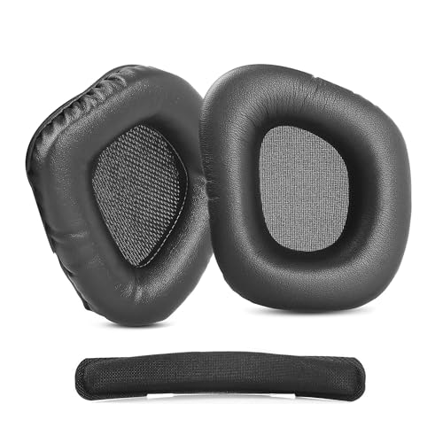 Void Earpads and Headband Cushion for Corsair Void/Void Pro Wired/Wireless Gaming Headsets Ear Cushions with Protein Leather and Memory Foam
