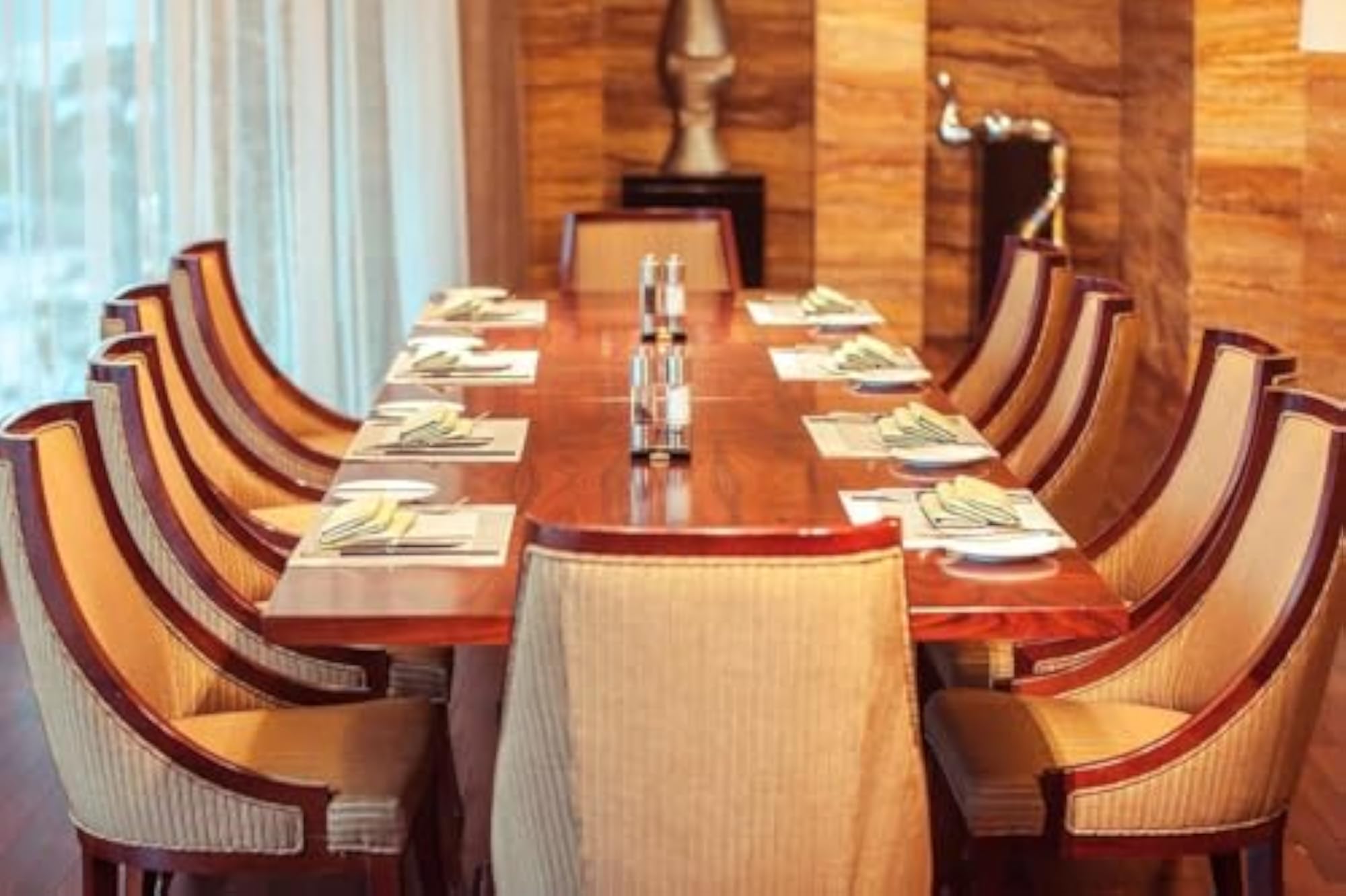 Placemats with Table Runner Set, Heat Resistant PVC