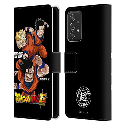 Housse Dragon Ball Super Gohan Galaxy A52 étui portefeuille cuir premium