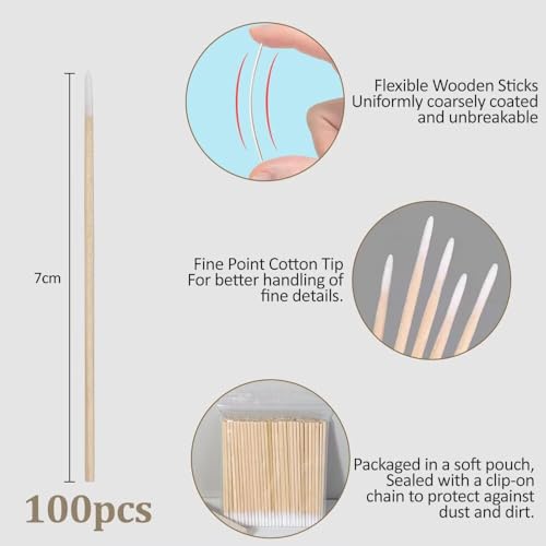 Wimpern Bürsten Set, 50 Stück Einweg Wimpernbürste & 100 Stück Einweg Mikrobürsten, Wimpernverlängerungs bürsten, Mascara Bürste, Kosmetik Pinsel Kit für Wimpernverlängerung, Makeup, Beauty Salon