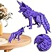 YILCER 3D Printed Collectible Nine-Tailed Fox Action Figure Stress Relieving Nine-Tailed Fox Multi-Articular Action Figures with Movable Joints Decorative Fox Figurine Home Office Decor