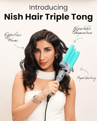 Image of Nish Hair Triple Tong