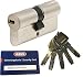 Produktbild ABUS EC660 Profil-Doppelzylinder Länge (a/b) 35/65mm (c=100mm) mit 5 Schlüssel, mit Sicherungskarte