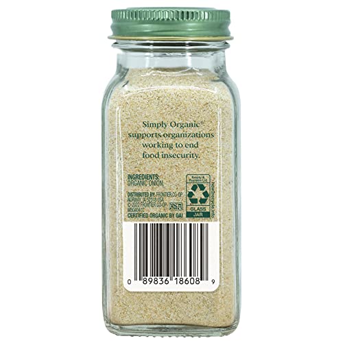 Simply Organic White Onion Powder, Certified Organic | 3 Oz | Allium Cepa #TOP1