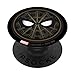 Marvel Spider-Man: No Way Home Black and Gold Spidey Mask PopSockets mit austauschbarem PopGrip