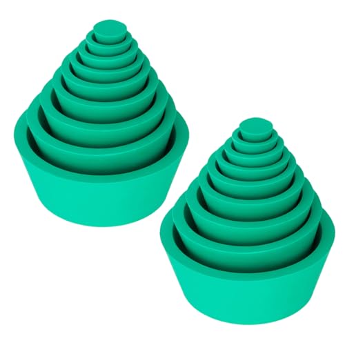 Amosfun - Amosfun 2ensembles Adaptateurs Pour Entonnoirs Et Filtres Bouchons Coniques Caoutchouc Équipement De Laboratoire Jeux