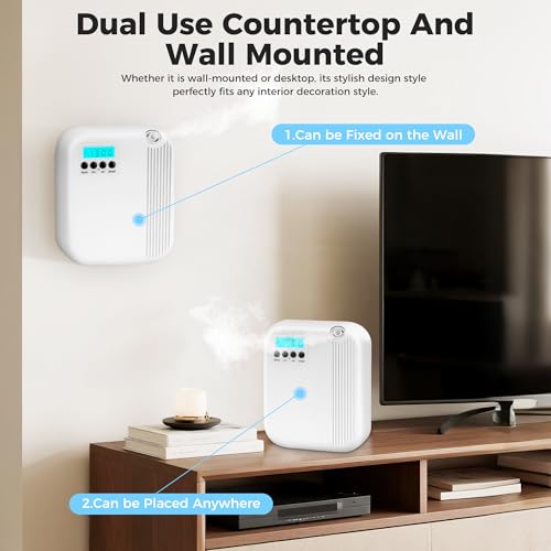 Hotel Collection Diffuser, House Scent Machine, 10000 Sq.Ft of Coverage, 200ml Large Capacity Aromatherapy Machine, Scent Diffusers for Home Large Room, Office Waterless Essential Oil Diffuser, White - Image 6
