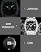 Imagen de CIVO Relojes de Pulsera Hombre Acero: Relojes Analógico Cuarzo Impermeable Calendario