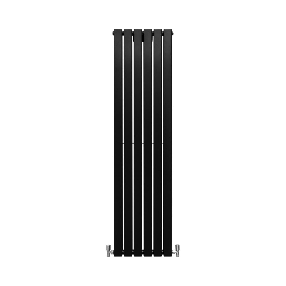 Monstershop Designer Flat Panel Radiator - Black - 1600mm x 420mm - Steel