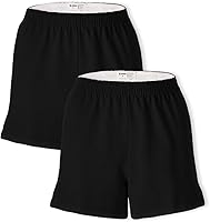 Soffe Original Athletic Cheer Shorts - Iconic 80s 50/50 Cotton Poly Jersey, Roll-Down Waistband, Side Vents for Cheer Practice