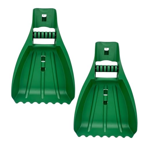 Grabber per foglie da lavoro in cortile, rastrello manuale per raccogliere foglie, paletta da giardinaggio ergonomica, strumenti di pulizia durevoli per foglie, tagliata e detriti del prato,