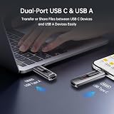 SSK Zewnętrzne dyski półprzewodnikowe 128 GB, przenośny dysk SSD do 550 MB/s