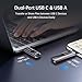 SSK 512gb Flash Drive,Fast Memory Stick with Sliding Dual USB 3.2 flashDrive Type-c +A up to 560 MB/s Read Speed Thumb-Drive,External Solid State-Drive for iPhone 15/16/17/Android/Windows/Tablet/TV