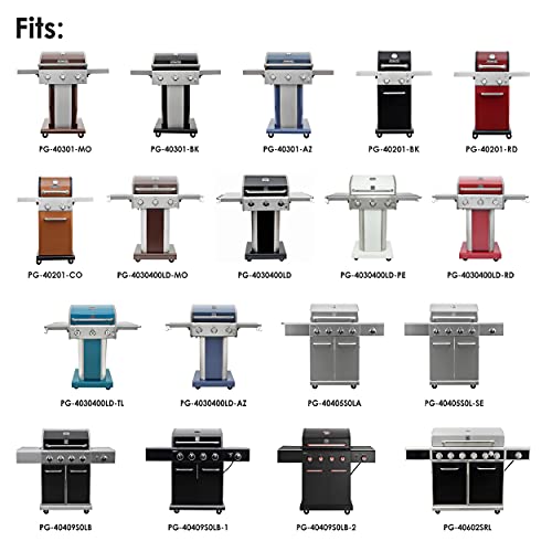 Permasteel Pp-20005-As-Am Kenmore Oem Gas Grill Replacement Type A Caster Swivel Wheel, 40900213, Black And Stainless Steel #TOP3