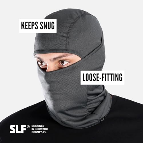 Image of SLEEFS Balaclava Face Mask Men & Women - Loose Fit, Breathable Ski Mask Shiesty for Football, Cycling - All Weather Use