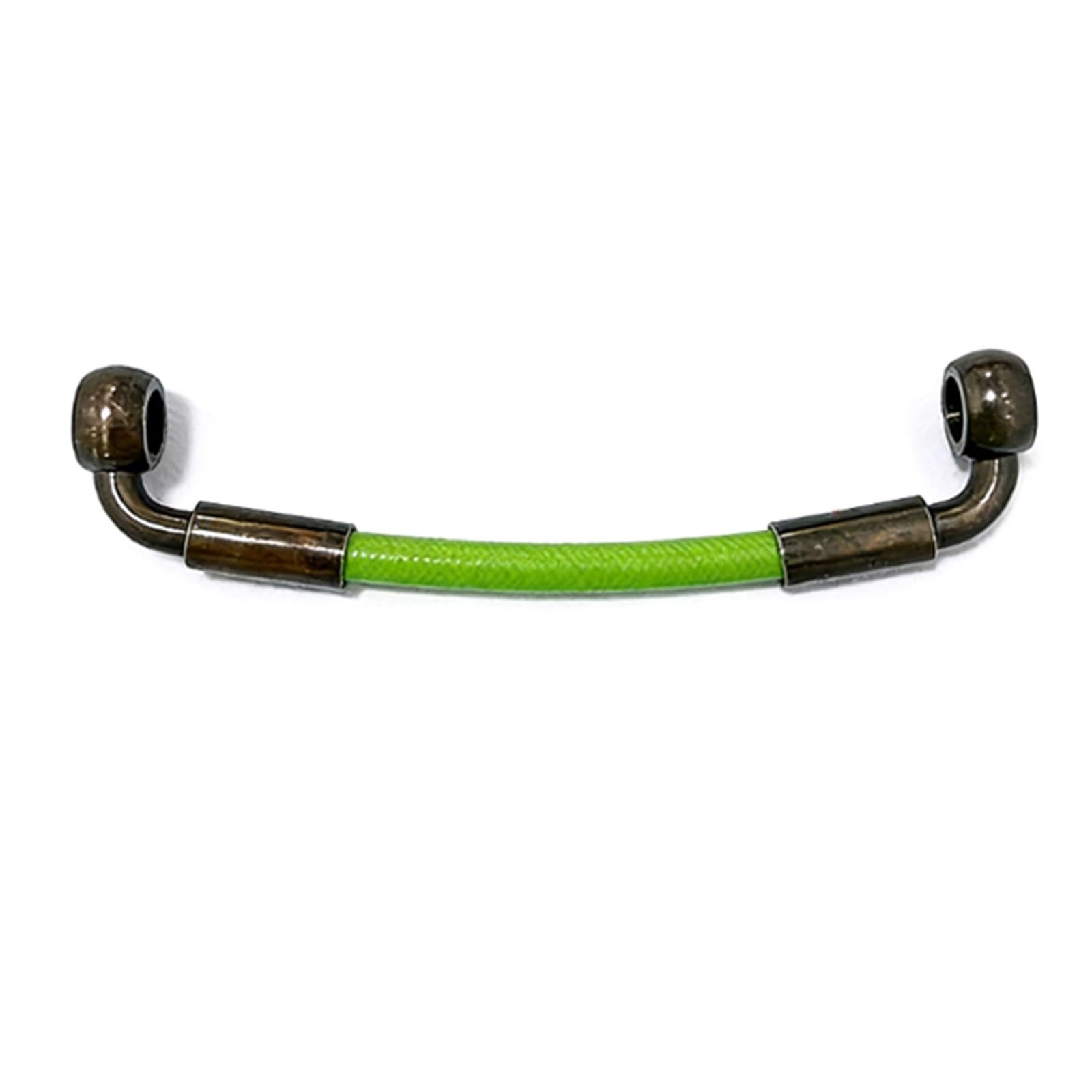 Kmwshan One Color Motorbike Brake Line Motorcycle 10Cm-500Cm Hydraulic Braided Brake Cable Oil Hose Line Pipe Green M10 Banjo 90°-90° Accessories
