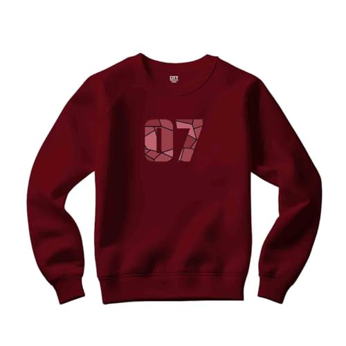 Sweatshirt 07 Number sweat col rond mode streetwear mixte automne