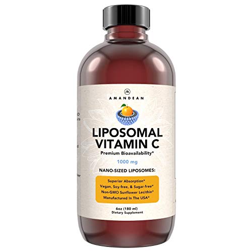 Amandean LOKG-362 Liposomal Vitamin C 1000Mg. Liquid Vit C Supplement. Immune Support cover