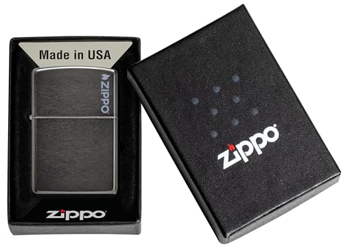 Image of Zippo Classic Grey Matte Windproof Lighter with Zippo Logo, Refillable, (BIS Certifed)