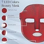 Led Face Mask Light Therapy, 7-1 Colors LED Facial Skin Care Mask, Red Light Therapy Mask for Face - Image 5