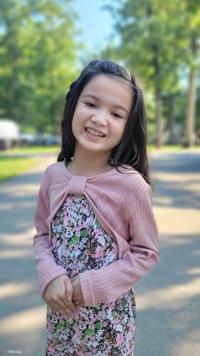 Image of HIHA Girls Sleeveless Jumpsuits Outfit Long Sleeve Twist Front Tops Romper Clothes Set Size 4-12