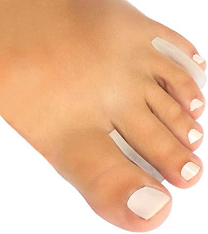 Steins Gel Toe Spacers/Separators Callus Pads, Fits Small to Medium Toes, Toe Separators for Bunions, Hammertoes, and Corns, Alleviates Overlapping Toes, Reduces Pain and Pressure, Clear, 15 Count