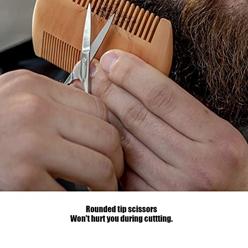 Kit de pente modelador de barba, ferramentas completas leves e portáteis Pente de barba de madeira d