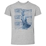 500 LEVEL Elisabetta Cocciaretto Psychedelic Name Toddler Shirt (Heather Gray, 3T)