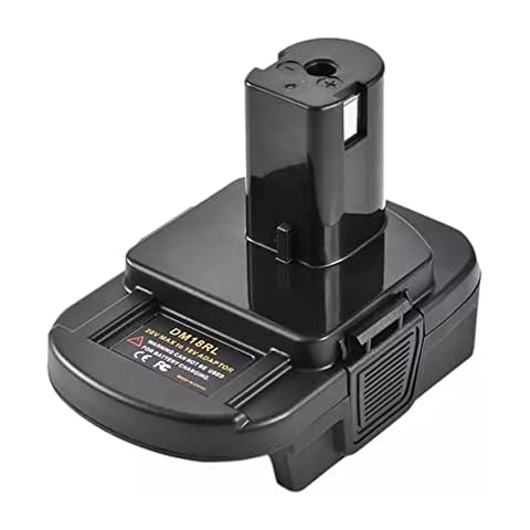 KYTD DM18RL Battery Adapter for Ryobi 18V Lithium Battery Power Tools,Convert with 18V 20V or with Milwaukee 18V Li-ion Battery for Ryobi 18V Tools Power Source Cover