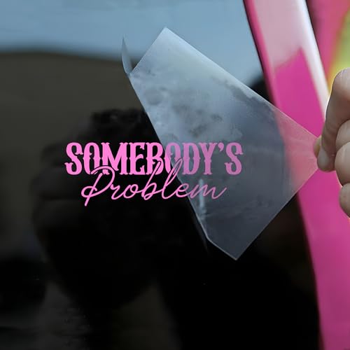 Somebody's Problem Car Decal Funny Quotes, Mental Health, Anxiety, Sarcastic,