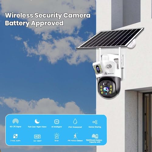 ApnaCam 4G Solar Security Camera Dual Lens 2K PTZ - Image 3