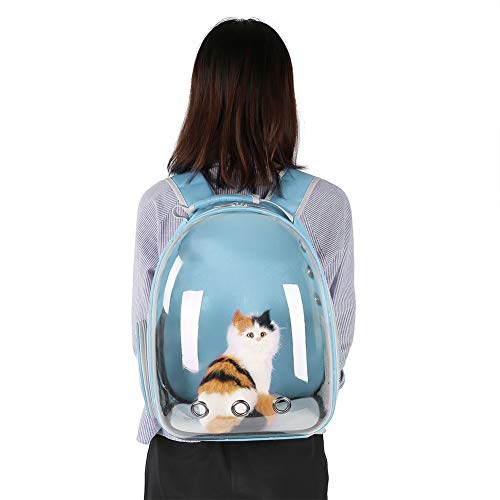 Cápsula de gato respirável 1 peça mochila portátil para gato cápsula espaço transparente respirável