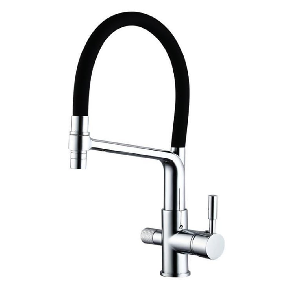Kitchen Faucets Mixer Tap 360 Degree Rotation Features Mixer Tap Crane for Kitchen XT-213(Chrome)
