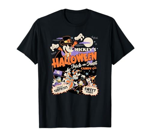 Disney Mickey’s Halloween Trick or Treat Candy Co. T-Shirt Small