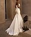 Women’S Mermaid Wedding Dress|Strapless Matte Satin Applique Lace Bridal Gown|for Fashion Bride Cream