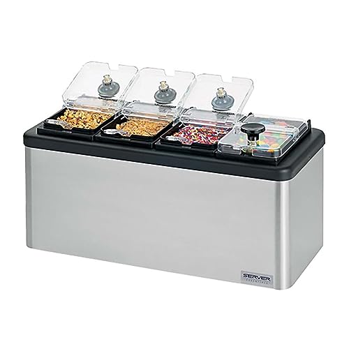 Server Insulated Bar w/4 1/9-Size Jars, Lids & Ladles, mb-4 87480