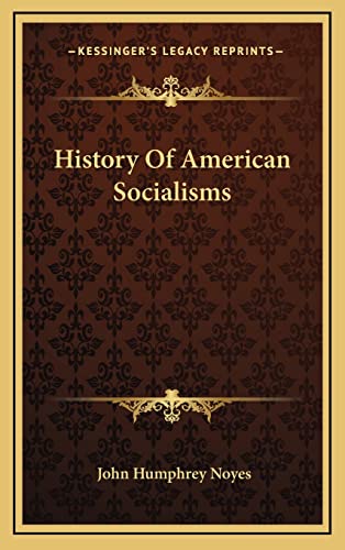 History Of American Socialisms