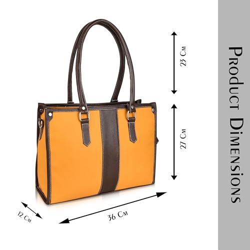 Image of ProArch Leather Core Strip Purse for Women Shoulder Bag for Women and Girls | Anti-Theft Pocket Slick Flap | Backpack Handbag