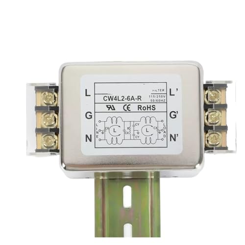 Filtro de potencia monofásico para hogar inteligente CW4L2-6A-R con protección 220V